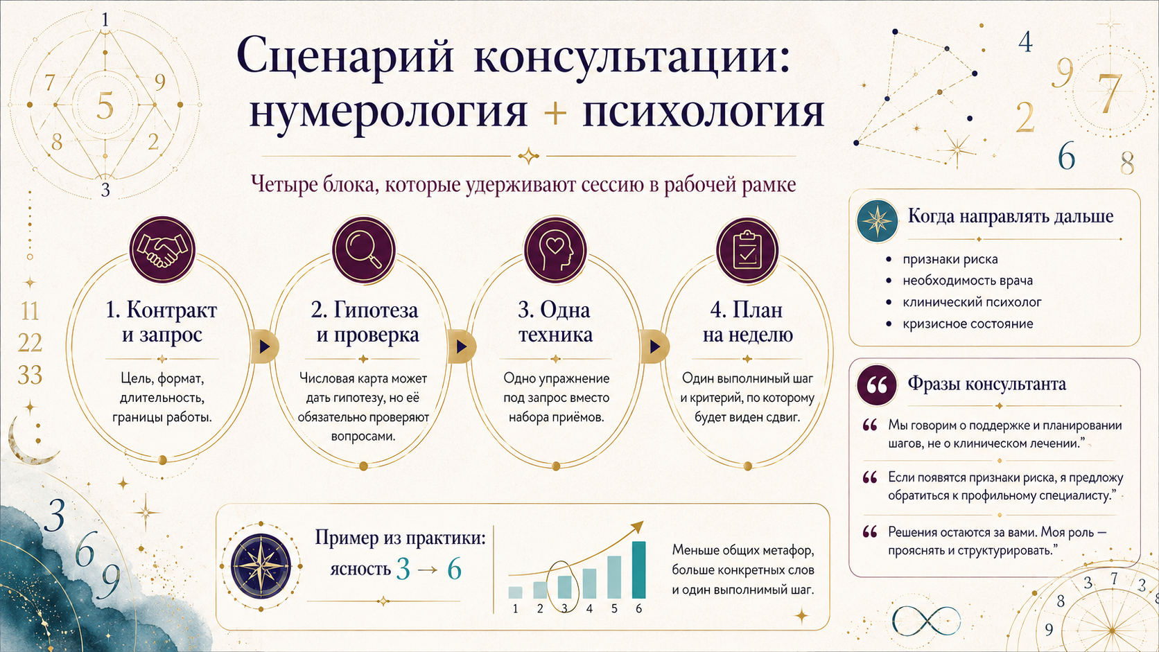 Как строить консультацию